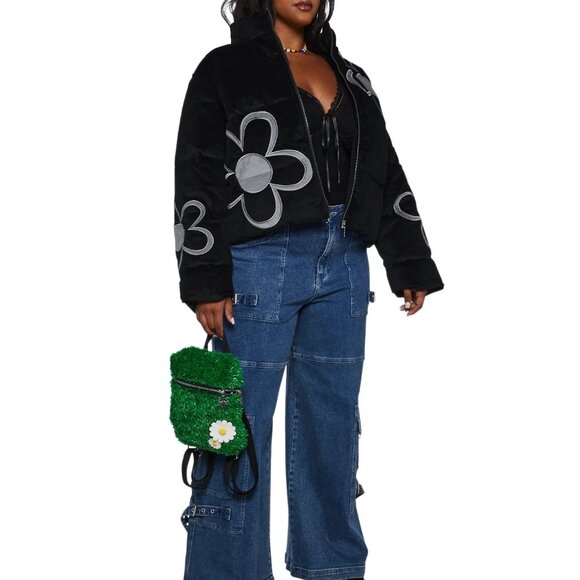 Dolls Kill Delia's Best Shot Puffer Jacket Plus Size 3X SOLD OUT BRAND NEW W.TAG - Picture 2 of 4